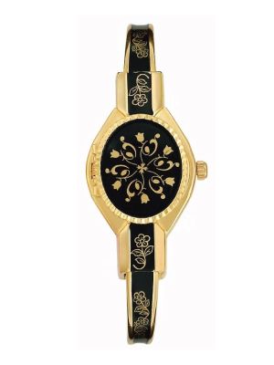 Andre Mouche Elegance Yellow Gold Plated Watch