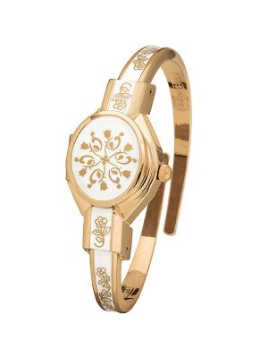 Andre Mouche Elegance Yellow Gold Plated Watch