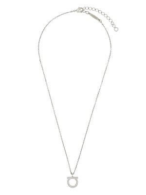 Salvatore Ferragamo Gancini Crystals Necklace