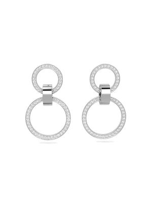 Swarovski Hollow Hoop Earrings