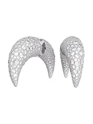 Swarovski Luna Rhodium Earrings