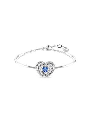 Swarovski Heart Rhodium Plated Bracelet