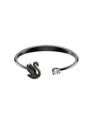 Swarovski Swan Bracelet Silver Tone