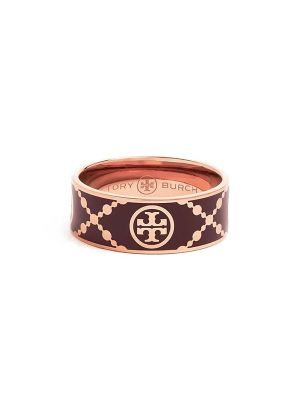 Tory Burch T Monogram Enamel Ring