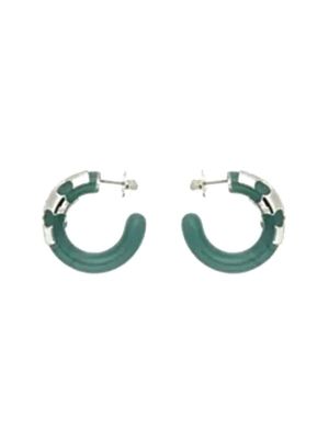 Tory Burch Miller Resin Hoop Earrings