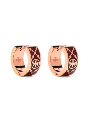 Tory Burch Small T Monogram Hoop Earrings