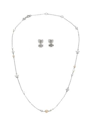 Tory Burch Kira Necklace And Stud Earring Set
