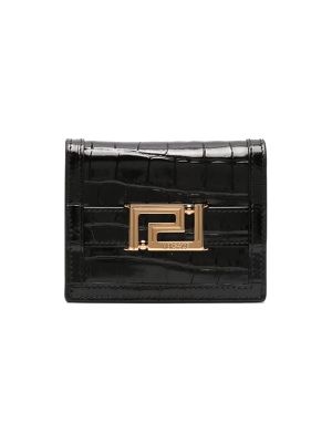 Versace Greca Goddess Leather Wallet