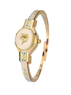 Andre Mouche Edelweiss Gold Plated Watch