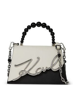 Karl Lagerfeld K/Signature Pearl-Embellished Bag