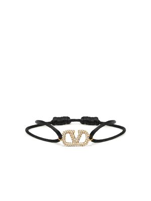 Valentino Garavani VLogo Signature crystal-embellished bracelet