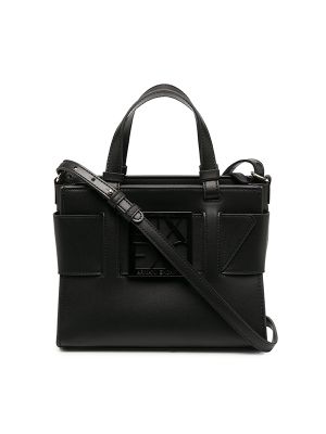Armani Exchange Logo Plaque Tote Bag