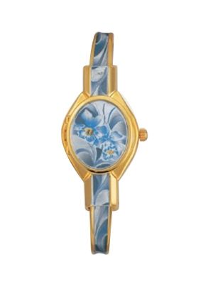Andre Mouche Orchidee Gold Plated Watch