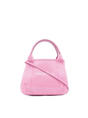 Balenciaga Logo-Print Canvas Tote
