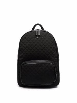 Emporio Armani Jacquard-Logo Zip-Around Backpack