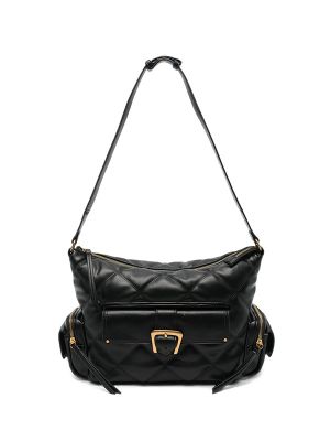 LIU JO Medium Quilted Buckle-Detail Shoulder Bag