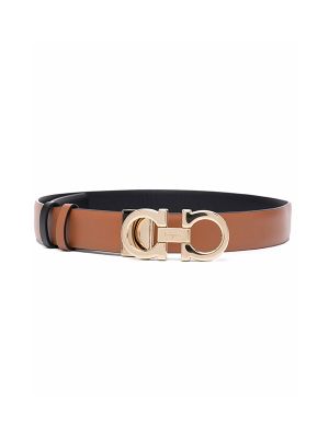 Ferragamo Gancini-Buckle Reversible Belt