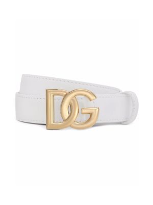 Dolce & Gabbana DG-Logo Leather Belt
