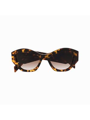 Prada Tortoiseshell Oversize-Frame Sunglasses