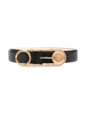 Versace Safety Pin Leather Belt