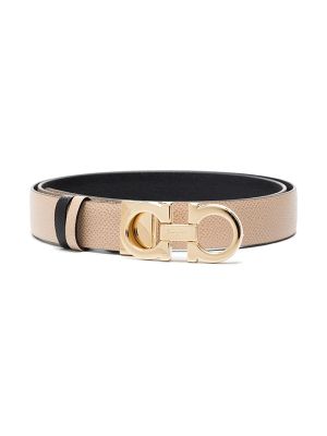Ferragamo Gancini-Buckle Reversible Belt