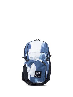 Supreme Bleached Denim Print Backpack