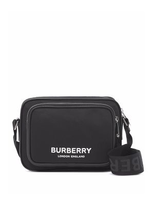 Burberry Logo-Print Shoulder Bag