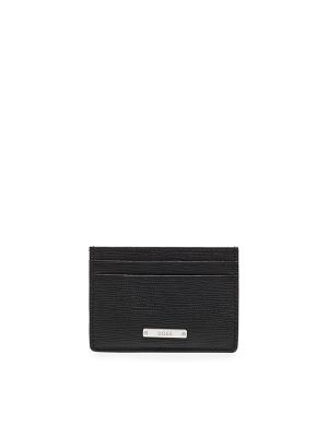 Boss Logo-Plaque Leather Cardholder