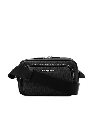 Michael Kors Hudson Logo-Print Messenger Bag