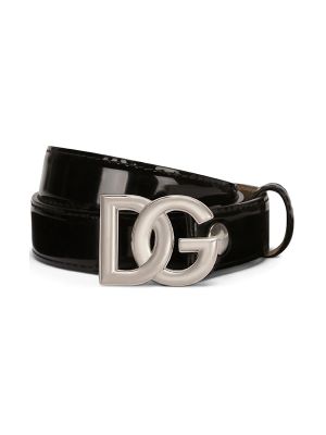 Dolce & Gabbana DG-Logo Leather Belt