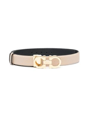 Ferragamo Gancini-Buckle Leather Belt