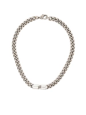 Balenciaga BB Icon Gourmette Chain Necklace