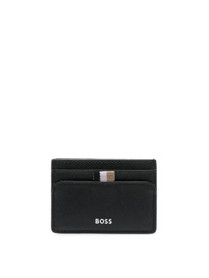 Boss Money-Clip Leather Cardholder