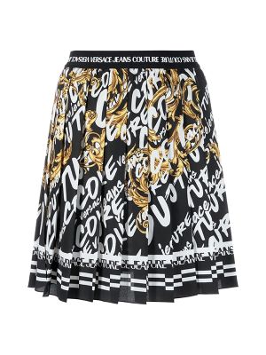Versace Jeans Couture Barocco-Print Pleated Skirt