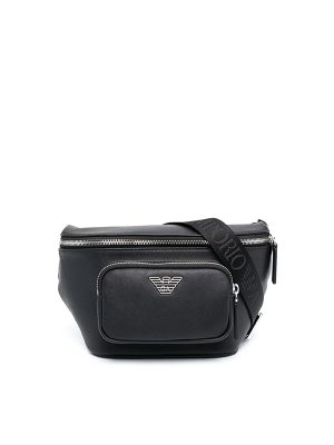 Emporio Armani Leather Logo-Plaque Bag