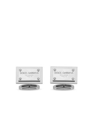 Dolce & Gabbana Logo-Tag Square Cufflinks