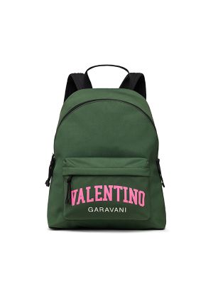 Valentino Garavani Logo-Print Top-Handle Backpack