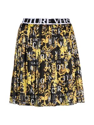 Versace Jeans Couture Logo Couture Pleated Miniskirt