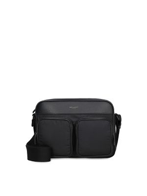 Saint Laurent Logo-Print Shoulder Bag