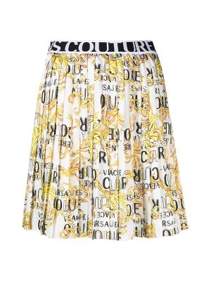 Versace Jeans Couture Baroque-Print Pleated Skirt