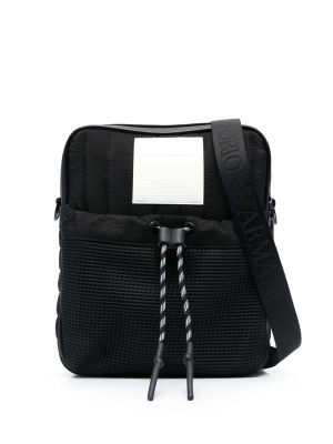 Emporio Armani Logo-Patch Messenger Bag