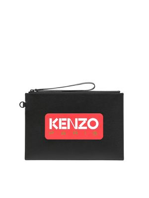 Kenzo Logo-Print Clutch Bag