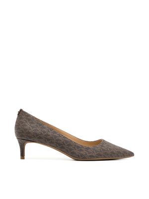 Michael Kors Alina 50mm Monogram-Print Pumps