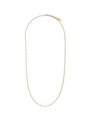 Saint Laurent logo-engraved chain necklace