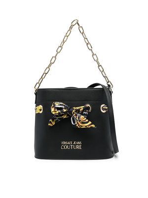 Versace Jeans Couture Logo-Lettering Scarf-Detail Tote Bag