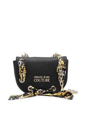 Versace Jeans Couture Scarf-Detail Crossbody Bag