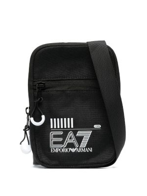 Ea7 Emporio Armani Logo-Print Messenger Bag