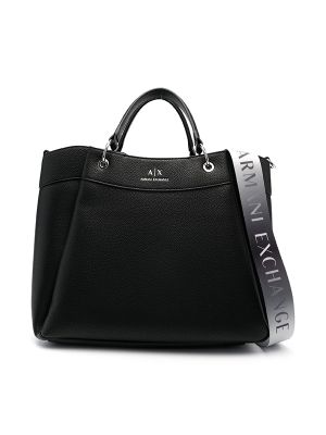 Armani Exchange Logo-Stamp Tote Bag