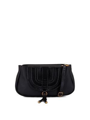 Chloe Embossed-Logo Clutch Bag