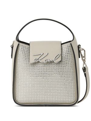 Karl Lagerfeld Small K/Signature Rhinestones Crossbody Bag